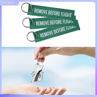 &lt;Wholesale&gt; พวงกุญแจตัวอักษร Wide Application Remove Before Flight สําหรับกระเป๋าเดินทาง