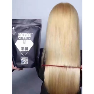 ผงฟอกสีผมถุงดำตราเพชรแท้ Power Bleaching Powder ผงฟอกสีผม ผงไฮไลท์ ผงกัดสีผม ฟอกออกขาว ฟอกไวไม่ติดเหลือง(1ถุง)500กรัม