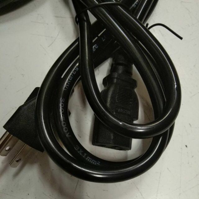 สาย AC POWER ขนาด 1mm สีดำ ความยาว 1.8 เมตร 3เมตร
