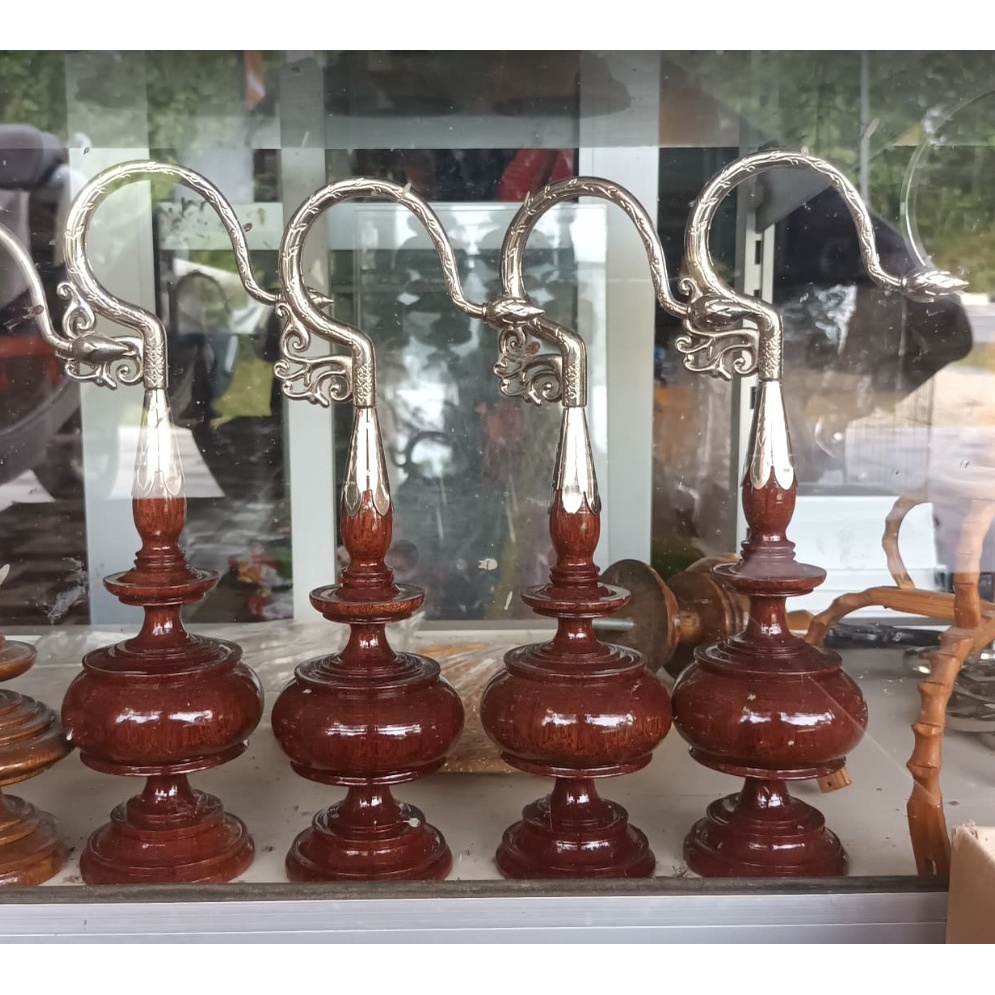 💥หัวกรงนก ไม้แดง ไม้นาคบุตร ราคาถูก กรงนกหัวจุก💥 - รูปที่ 2