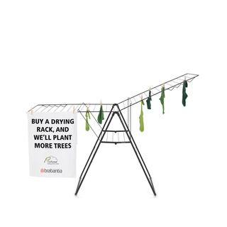 Brabantia ราวตากผ้าพับได้ ราวตากผ้าคอนโด Brabantia HangOn Drying Rack 25 metres