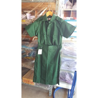 ชุดเนตรนารี เสื้อเนตรนารี กระโปรงเนตรนารี ปักชื่อฟรี มีบิลเบิก
