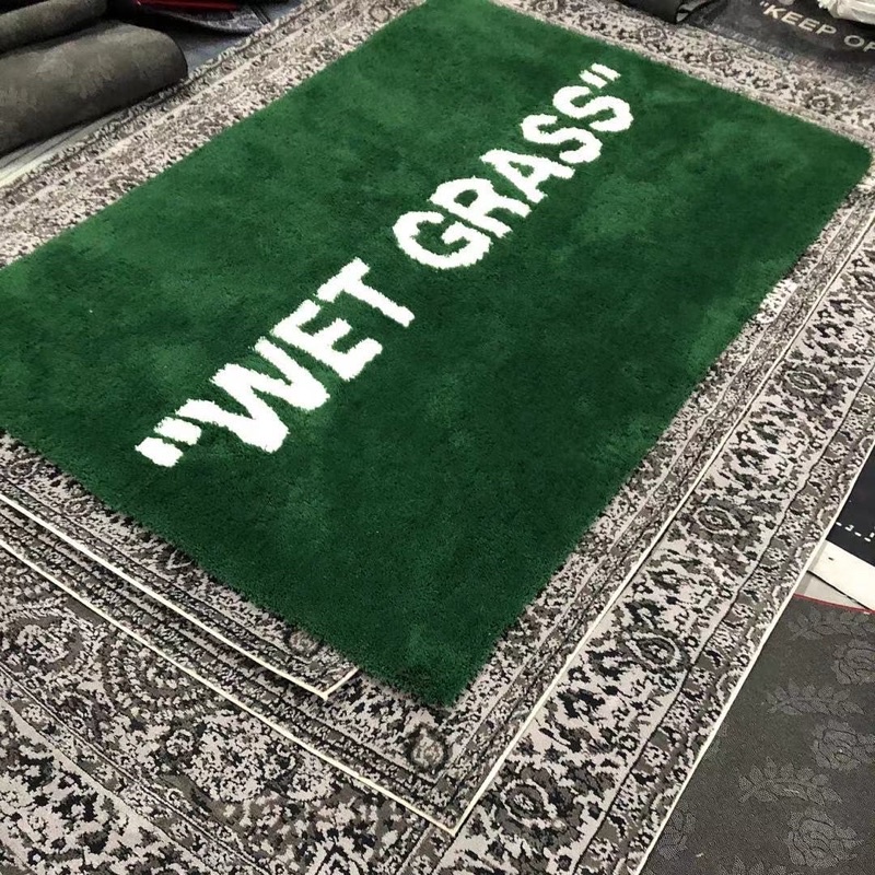 พรมWetgrass ขนแกะหนาปุย สวย100%(รอ1-2weeks)