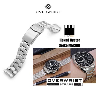 สายนาฬิกา รุ่น Strapcode Hexad Oyster for Seiko MM300, MM200