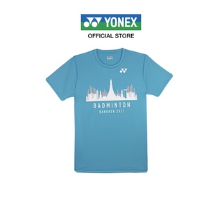 YONEX MENS T-SHIRT 22106  เสื้อคอกลม ผ้าโพลีเอสเตอร์ เนื้อสัมผัสนุ่มสบาย เหมาะสำหรับทั้งใส่ออกกำลังกายหรือชุดลำลอง