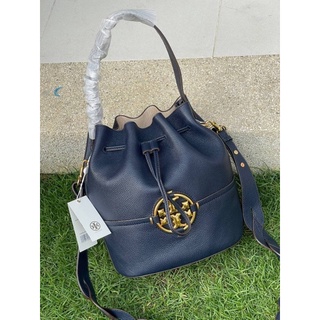 แท้ 💯% Factory เช็คสินค้าทางแชทก่อนสั่งซื้อ Tory Burch Miller leather bucket bag