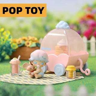 【ของแท้】ตุ๊กตาฟิกเกอร์ Dimoo Go On An Outing Together Series Blind box Popmart น่ารัก