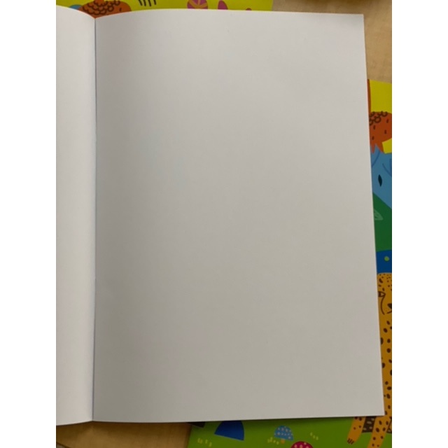 สมุดวาดเขียน สมุดวาดภาพระบายสีเล่มใหญ่ 4/10 กระดาษ 80gsm ปกภาพการ์ตูนน่ารักๆ​ คละลาย