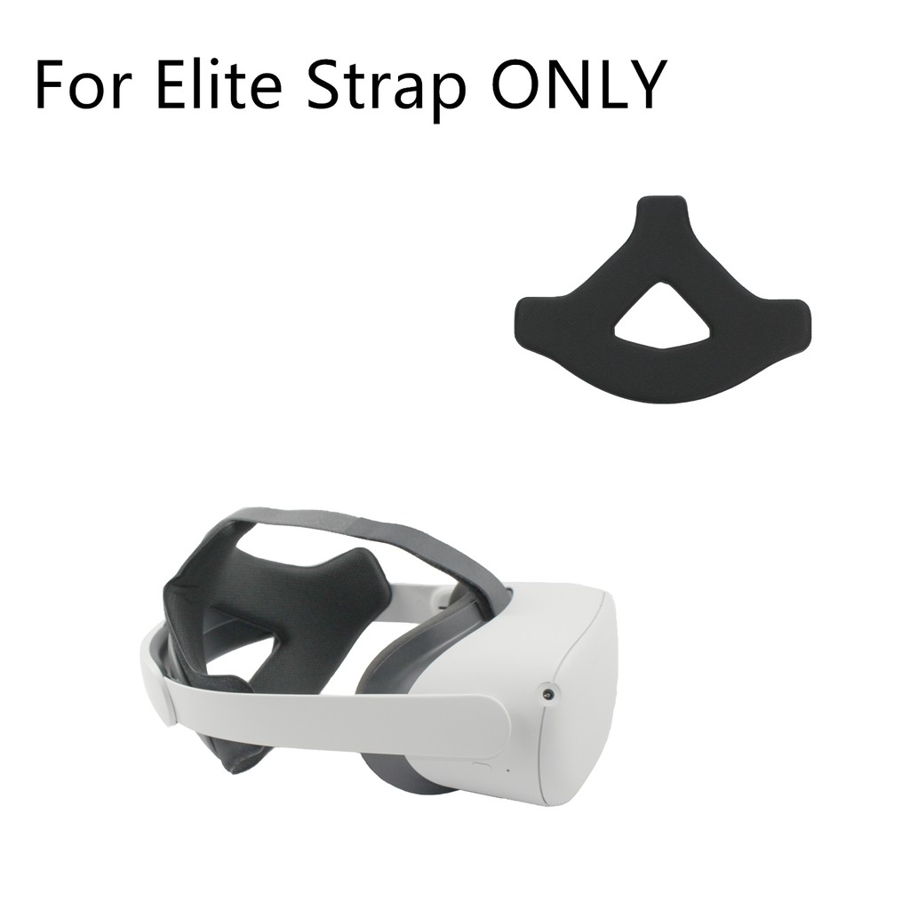 Non-slip Head สายคล้อง Oculus Quest 2 VR สําหรับ Elite Strap Foam Pad แถบคาดศีรษะชุดหูฟังเบาะความดัน-คลายอุปกรณ์เสริม