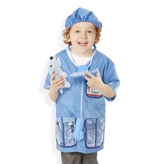 ชุดอาชีพ Role Play Costume ❤️ รุ่น Veterinarian Role Play Costume Set ชุดเล่นสวมบทบาทเหมือนจริง ✅ ยี่ห้อ MELISSA &amp; DOUG✅