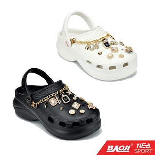 [ลิขสิทธิ์แท้] Baoji BO37-127 Clog Bae - Jewel รองเท้า แตะ หัวโต เสริมส้น บาโอจิ แท้