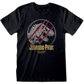 เสื้อยืด พิมพ์ลาย Jurassic World Lost Control สําหรับผู้ชาย | สินค้า | เสื้อยืด คอกลม พิมพ์ลายไดโนเสาร์ Jurassic Park T