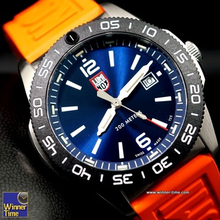 นาฬิกา LUMINOX Pacific Diver Rubber Strap รุ่น XS.3123.RF (สายยางสีส้ม)