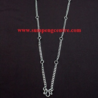 สร้อยแบนสแตนเลสเบอร์ 18-30 นิ้ว 9 องค์ Flat stainless necklaces no: 18-30 inches 9 rings