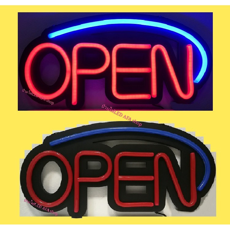 ป้ายไฟLED OPEN ป้ายไฟLED OPEN WELCOME