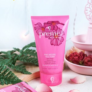 PREME FOAM PINK 50 G  โฟมล้างหน้าสำหรับวัยรุ่น อ่อนโยน