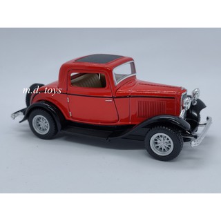 รถโมเดลเหล็ก ฟอร์ด 1932 Ford 3-Window Coupe