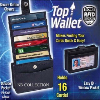 กระเป๋าเก็บบัตรอัจฉริยะ Top Wallet