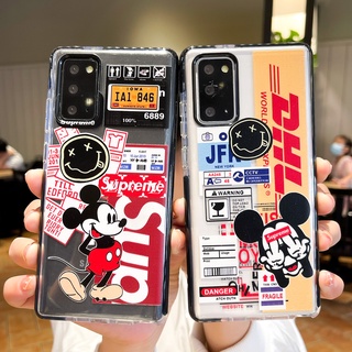 แฟชั่น มิทช์ มินนี่ เคส Samsung Galaxy NOTE 10 20 s20 s21 fe s22 s23 plus ultra A13 A23 A33 A53 A52 A52S A04 A14 A34 A54 4G 5G case