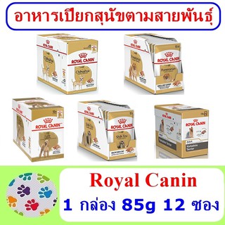 อาหารเปียกสุนัข Royal Canin  Chihuahua /Pom /Poodle /ชิสุ/ Yorkshire 1 กล่อง (85g 12 ซอง)