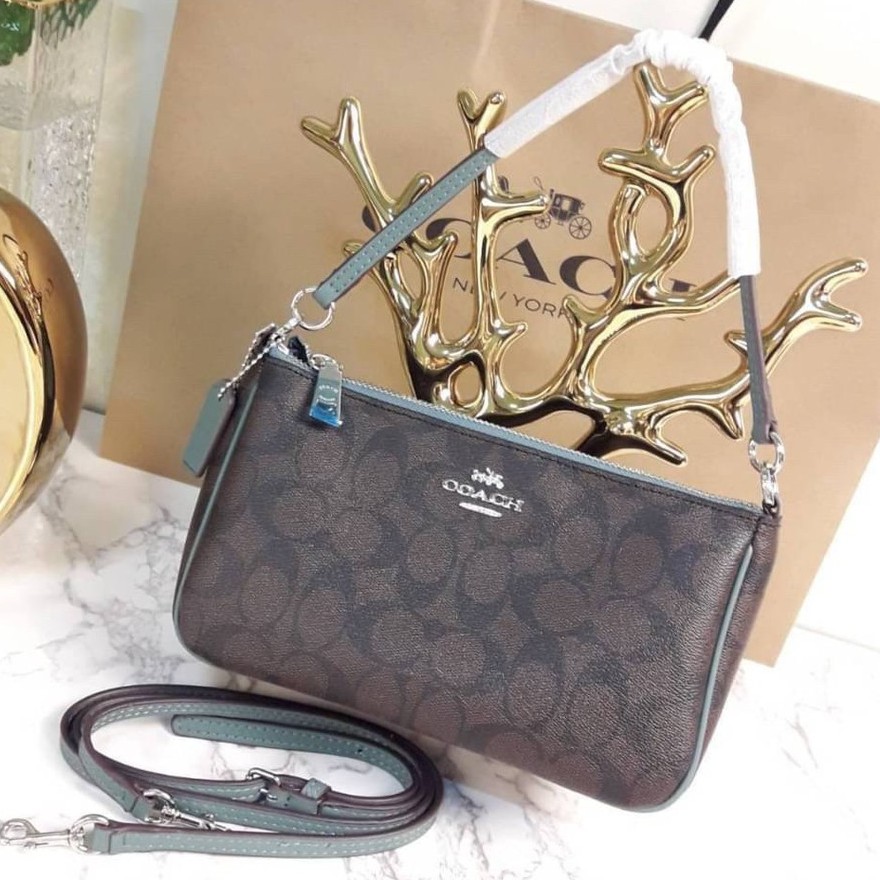 💰ผ่อนได้ 👜Coach Messico Pouch กระเป๋าสะพายข้าง