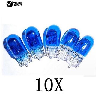 * 10Pcs / Lot T10 12V 5 วัตต์ Halogenss Xenon Super Bright สีขาวสำหรับรถยนต์ออโต