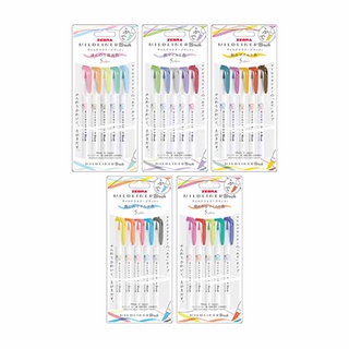 ZEBRA Mildliner Brush set 5 color