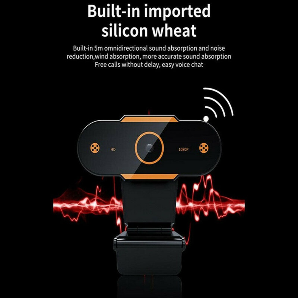 HD Gaming Webcam 1080P with Microphone USB 2.0 60 fps PC Streaming Web Camera For Office Meeting Home 3zkk #8