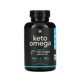 Sports Research, Keto Omega with Wild Sockeye Salmon Oil  คีโตโอเมก้า