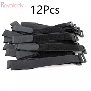 #ROYALLADY#Cable Ties Accessories Hook &amp; Loop Tidy Straps Reusable Velcro Strap Tie 20*200mm