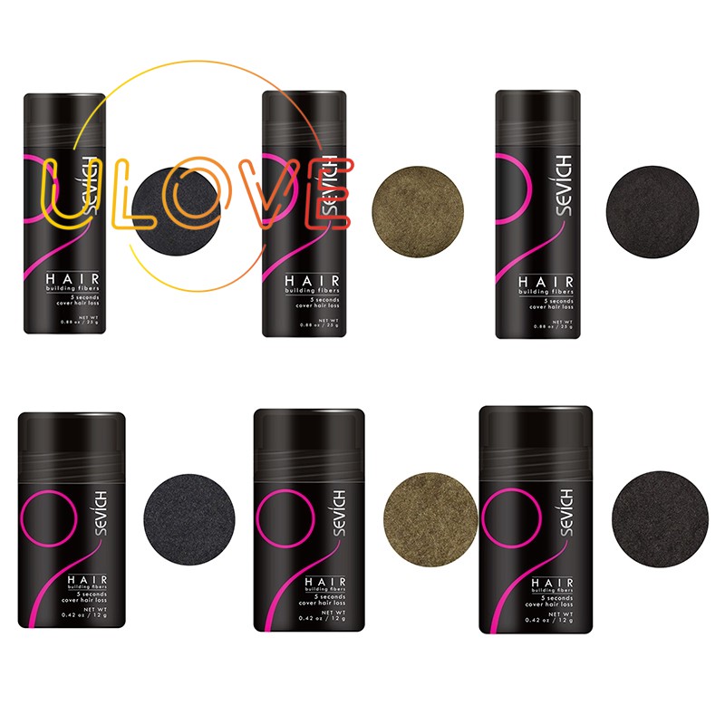 Sevich 25g Keratin Hair Fiber Thickening Hair Spray Powder 03