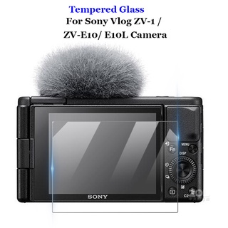 ฟิล์มกระจกนิรภัยกันรอยหน้าจอ LCD 9H 2.5D 9.5D กันระเบิด สําหรับกล้อง Sony Vlog ZV-1F ZV 1F ZV1 ZV-1 E10 E10L