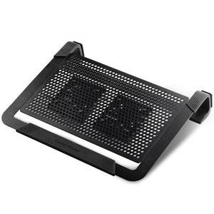 NotePal U2 Plus Movable Fan Aluminum Cooling Pad Black (R9-NBC-U2PK-GP)