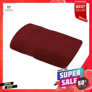 ผ้าขนหนู HOME LIVING STYLE LOGAN 30x60 นิ้ว สีแดงเข้มTOWEL HOME LIVING STYLE LOGAN 30X60IN MAROON