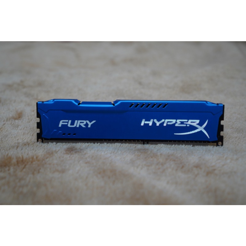 RAM (หน่วยความจำ) KINGSTON HyperX FURY (BLUE) (HX316C10F/4)4GB (4GBx1) DDR3 1600MHz