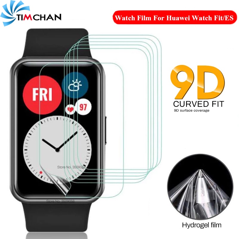 ฟิล์มกันรอย TPU แบบใส เต็มจอ / ตัวป้องกันหน้าจอ แบบนิ่ม สําหรับ Huawei Honor Smart Watch Fit / ES (ไม่ใช่กระจก)