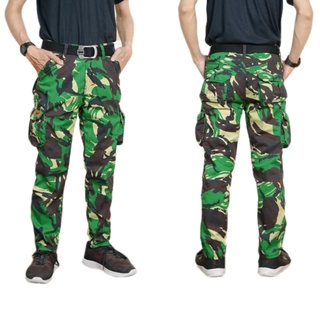 YANG LAGI HITS!! Celana Cargo Army panjang pria Army Loreng Ufc venum size 28-38
