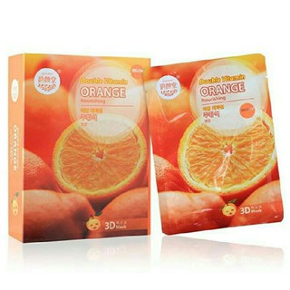 EAST-SKIN ORANGE  NURISHING FACIAL MASK Belov 3D มาร์หน้าส้ม เบโลฟ 10แผ่น