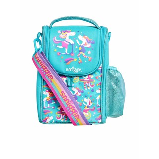 Smiggle กระเป๋าใส่กล่องข้าว Junior มีสายสะพาย คอลเลกชั่น Whirl ลายยูนิคอร์น สีมิ้นต์ อุปกรณ์เก็บรักษาอุณหภูมิ