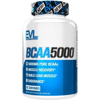 ⚡พร้อมส่ง⚡EVL BCAA 5000 [60/240แคปซูล] บีซีเอเอ แบบเม็ด