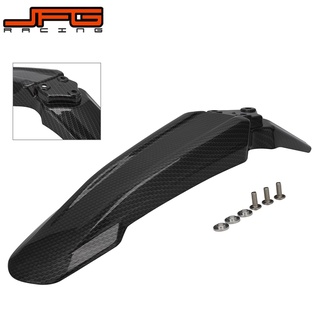 JFG Racing Motorcycle Plastic Parts Imitation Carbon Fiber Front Fender For Sur-Ron