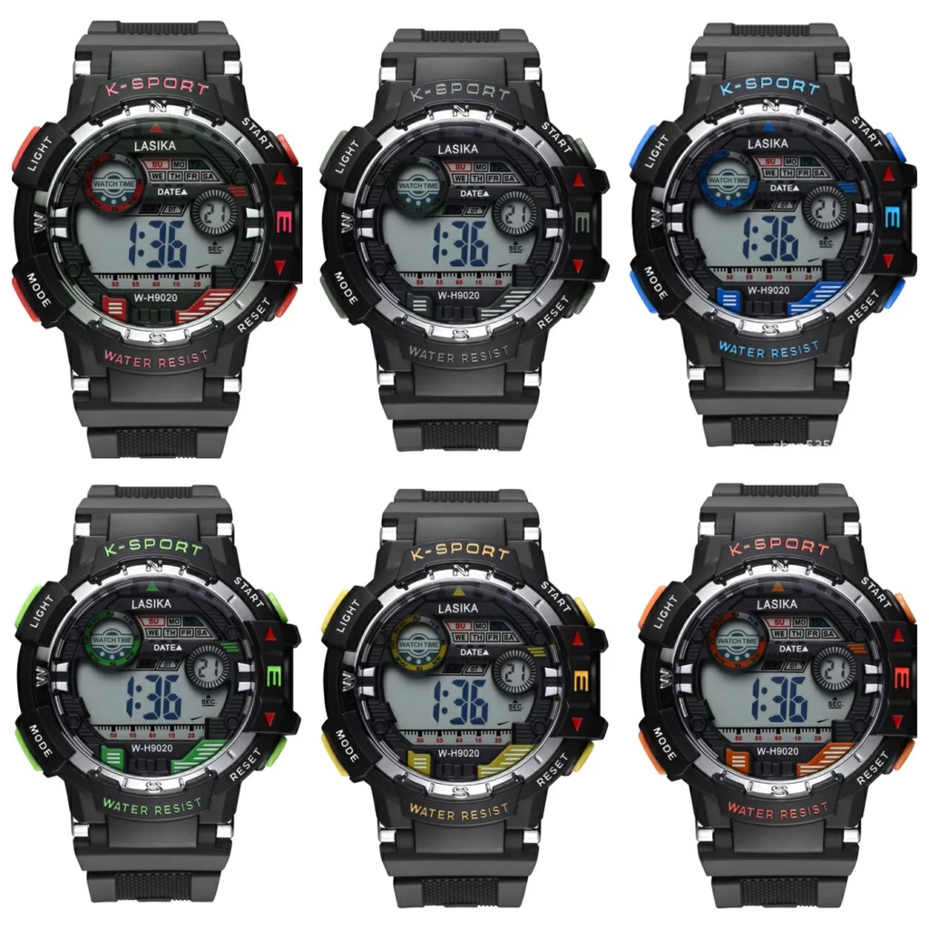 นาฬิกาดิจิตอล LASIKA รุ่น W-H9020 กันน้ำ 💯% พร้อมกล่อง มีเก็บเงินปลายทาง