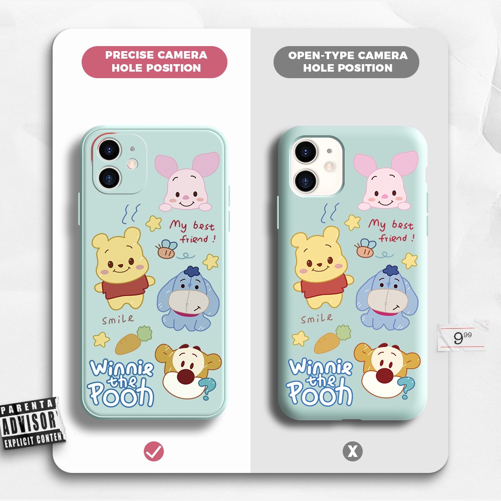 Huawei Nova 3i 5t 7i 7 SE หัวเว่ย สำหรับ Case Pooh Bear Piglet เคส เคสโทรศัพท์ เคสมือถือ #8