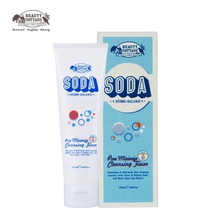 BEAUTY COTTAGE SODA PORE MINIMIZE CLEANSING FOAM - บิวตี้คอทเทจ โซดา พอร์มินิไมซ์ คลีนซิ่งโฟม (120ml.)