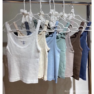 [SR-STUDIO] Brandy Melville BM 22 Years เสื้อสายเดี่ยว เข้ารูป แบบใหม่