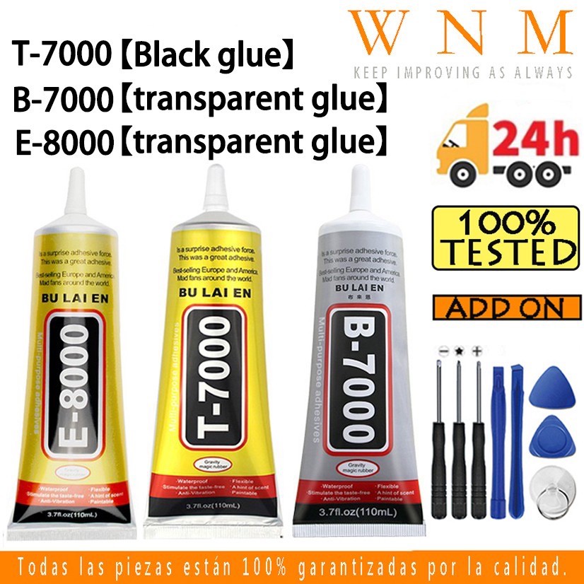 15ml 50ML E8000 T8000 B7000 T7000 กาวติดอเนกประสงค์ที่ทนทานแข็งแรงสําหรับมือถือ