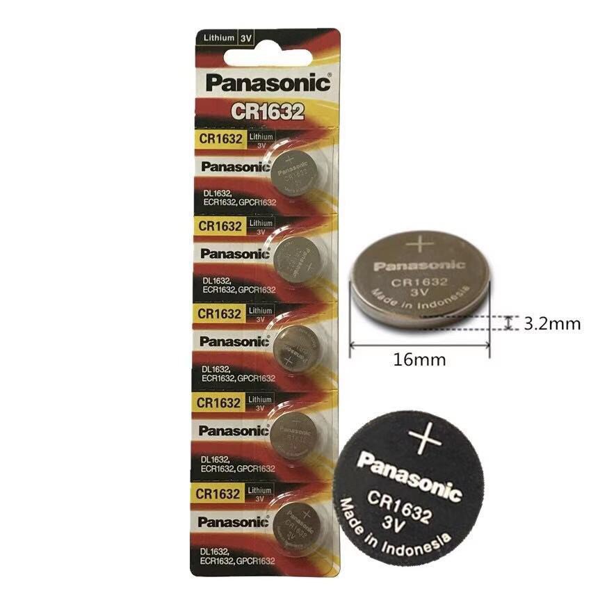 ☢ as ถ่านกระดุม พานาโซนิค panasonic รุ่น CR1616 CR1620 CR1632 LM1616