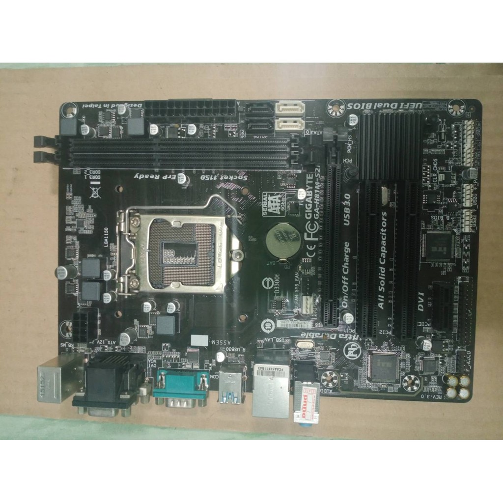 Mainboard Gigabyte GA-H81M-S2PV+พร้อมส่ง+มือสอง