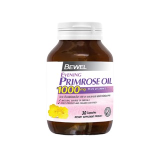 BEWEL EVENING PRIMROSE OIL 1000 MG PLUS VITAMIN-E (30 Capsule)