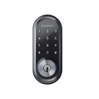 กุญแจดิจิตอลล็อก SAMSUNG SHS-DS510 สีดำ กลอนประตูดิจิตอล DIGITAL DOOR LOCK SAMSUNG SHS-DS510 BLACK อุปกรณ์ประตู ประตู หน